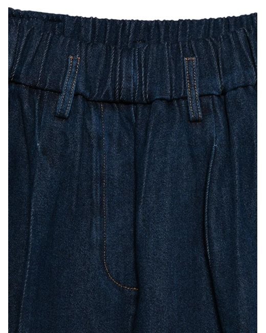 Forte_forte Blue Jean À Taille Élastique
