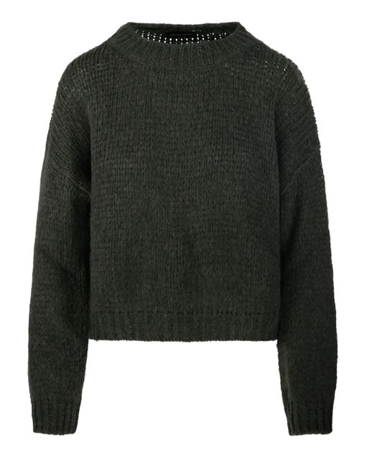 Roberto Collina ラウンドネック セーター Black
