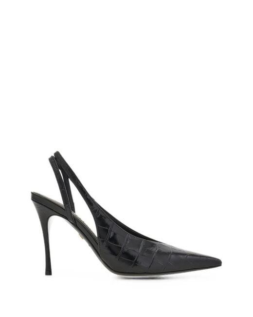 Ferragamo White Stiletto Slingback