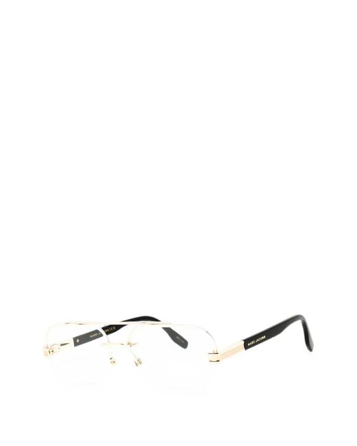 Marc Jacobs Natural Rectangle-Frame Glasses for men