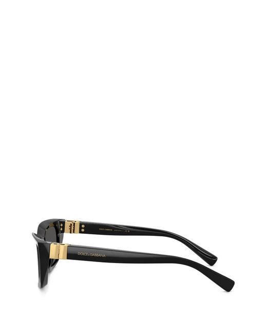 Dolce & Gabbana Black Square-Frame Sunglasses