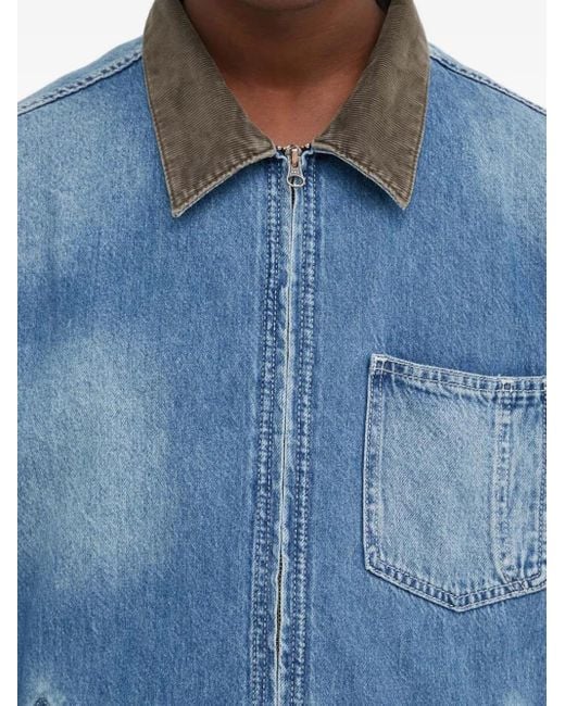 Levi's Blue Pocket Zip Jacket for men