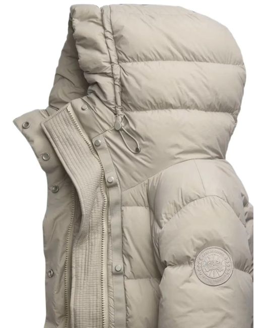 Canada Goose Natural Montgomery Drawstring-Waist Hooded Jacket
