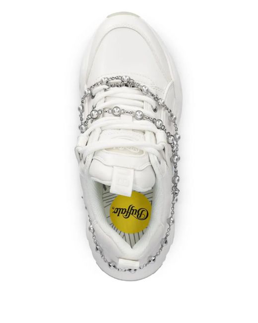 Sneakers Binary Pearl di Buffalo in White