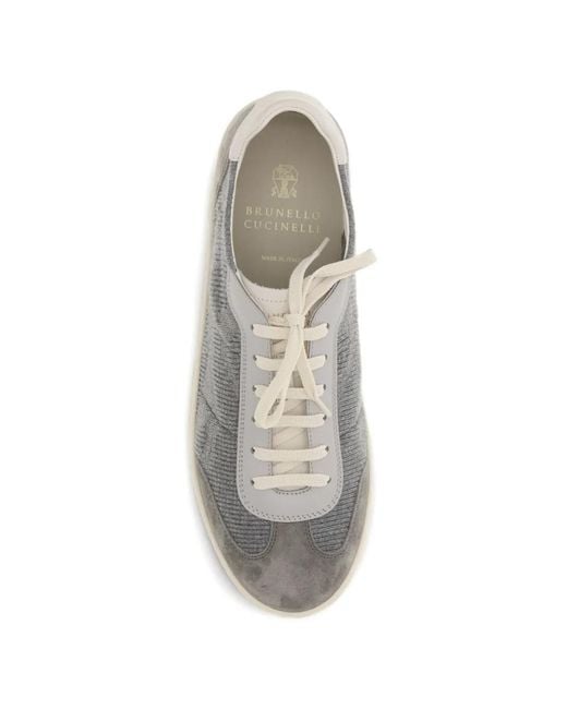 Brunello Cucinelli White Sneakers for men