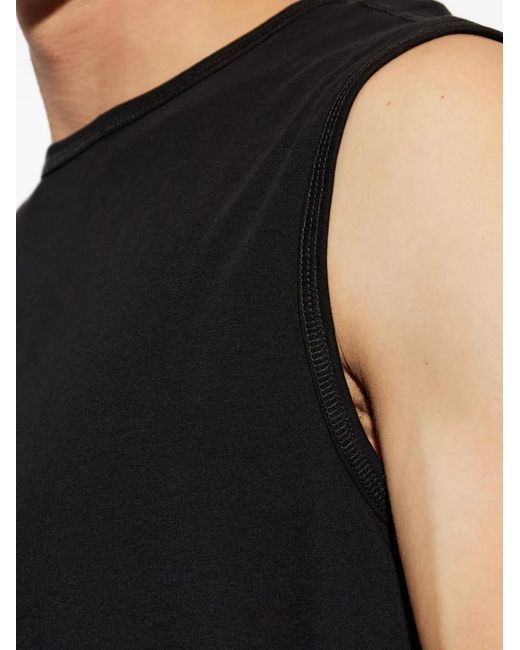 DIESEL Black Tim-Utlt Cotton-Jersey Tank Top (Set Of Two) for men