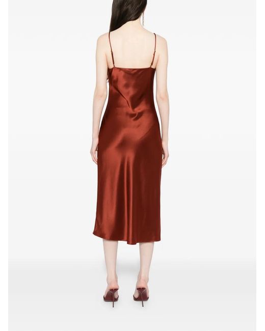Cynthia Rowley Red Satin Dress