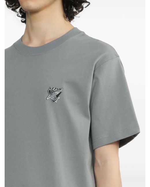 Izzue T-shirt Met Print in het Gray voor heren
