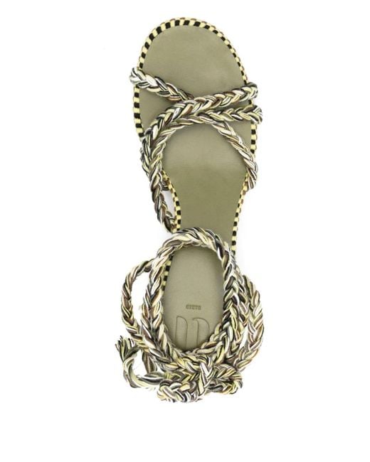 Amambaih Metallic Isabel Open-Toe Sandals