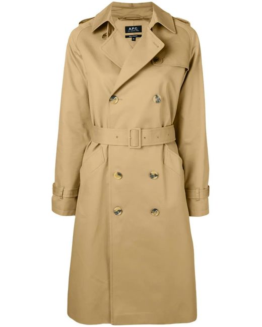 Trench Greta A.P.C. en coloris Natural