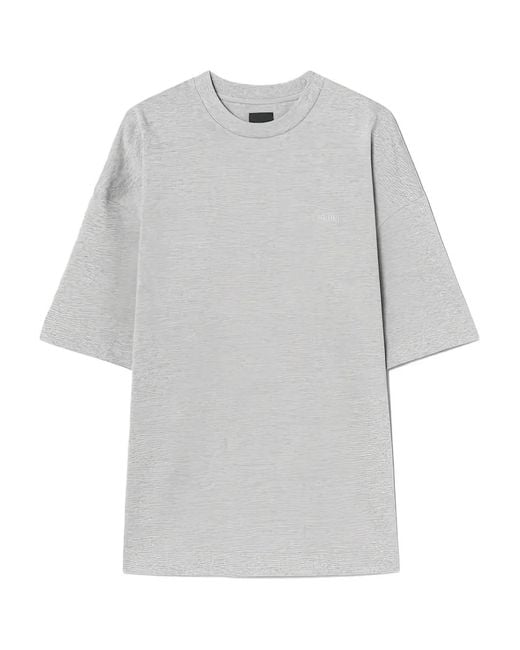 Juun.J Gray Brandalises Graphic-Print T-Shirt for men