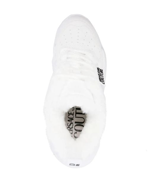 Versace Jeans Couture White Speedtrack Sneakers