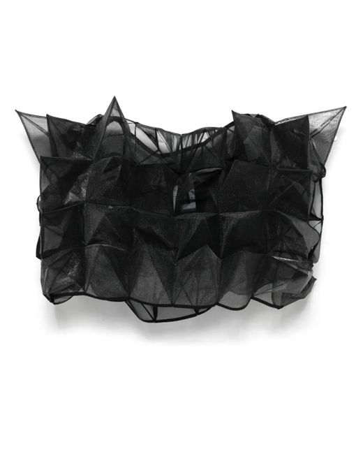 Junya Watanabe 3dエフェクト トップ Black