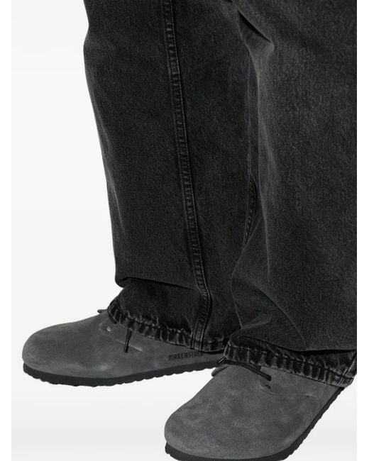 Birkenstock Black Maine Suede Sneakers for men
