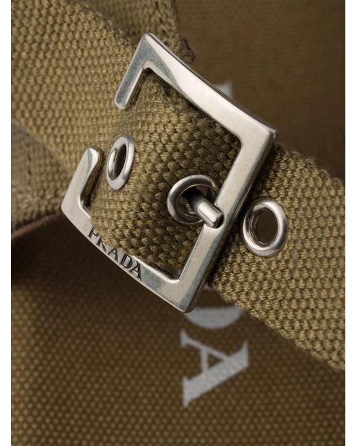 Prada Black Strap-Buckled Sandals