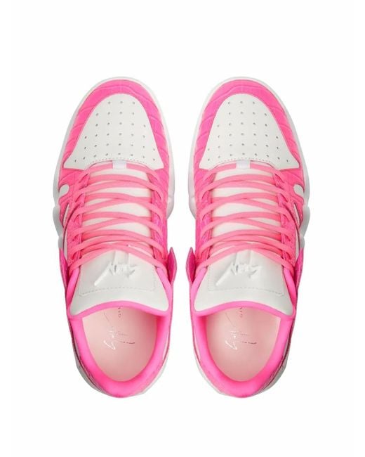 Giuseppe Zanotti Pink Talon Sneakers