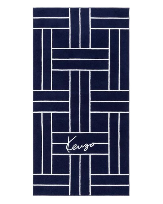 Serviette De Plage Tatami KENZO en coloris Blue