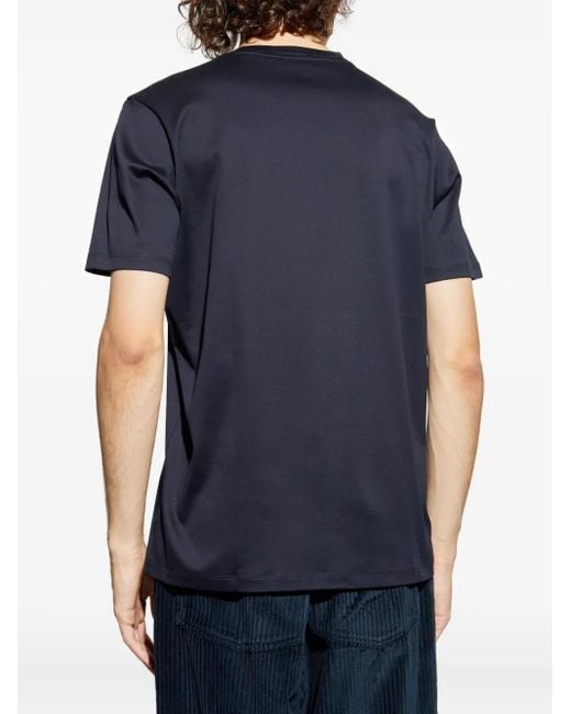 Paul & Shark T-Shirt mit Logo-Stickerei in Blue für Herren