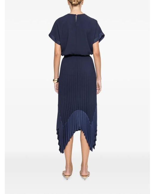 Nissa Blue Short-Sleeve Top
