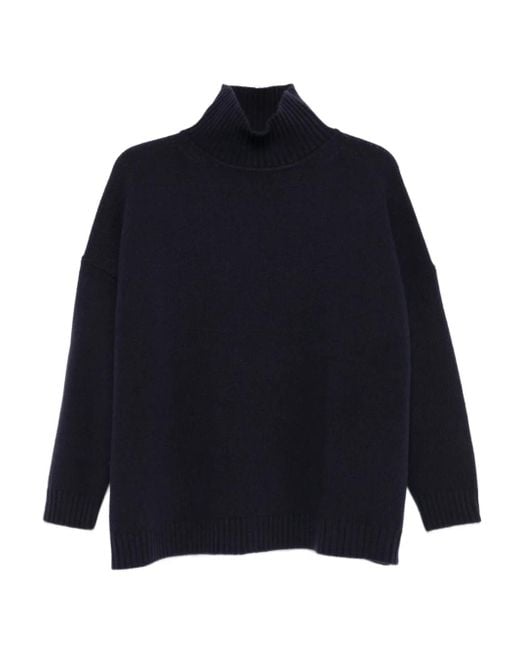Maglione A Collo Alto di Weekend by Maxmara in Blue