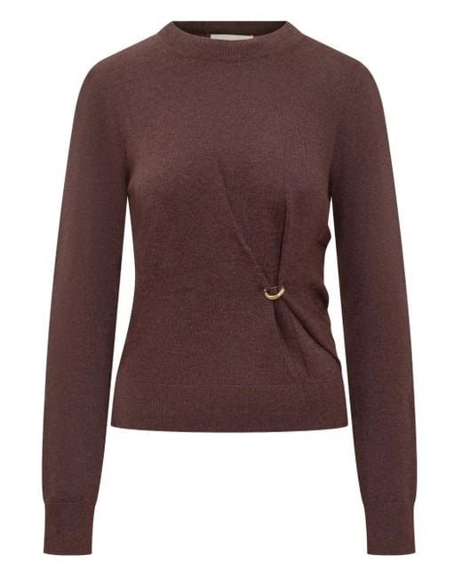 Isabel Marant Brown Ring Detail Cosima-Gb Sweater