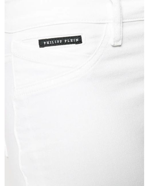 Vaqueros Pitillo Statement Philipp Plein de color White