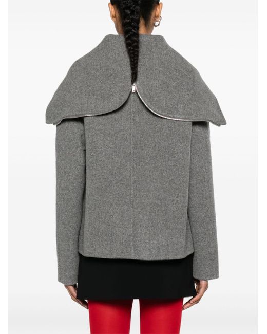 Veste en feutre à capuche Givenchy en coloris Gray