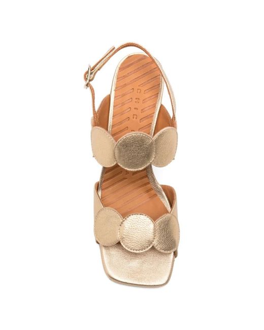 Chie Mihara Natural Circle Strap Sandals