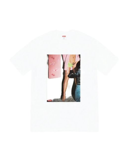 メンズ Supreme Model Tシャツ White