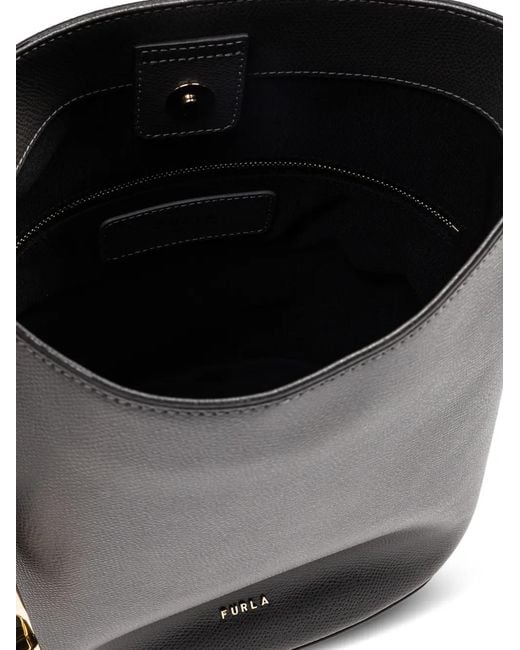 Furla Gray Small Roxie Charm Shoulder Bag