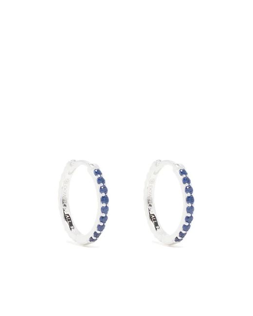 Dower & Hall White Medium Azure Hoops