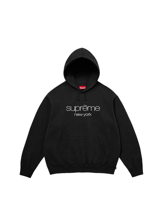 Supreme Hoodie À Logo Brodé in Black for Men | Lyst UK