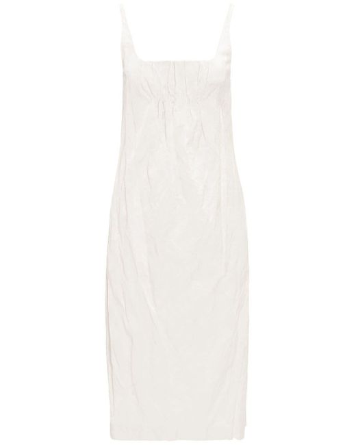 Altuzarra Jerry Midi-jurk Met Ruches in het White
