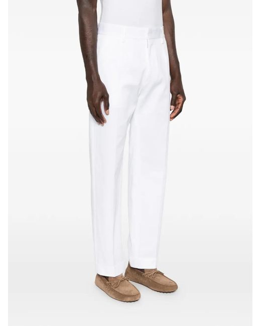 DSquared² White Pantalon Droit Monkey Business for men
