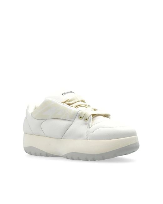 DSquared² White Puffer Sneakers