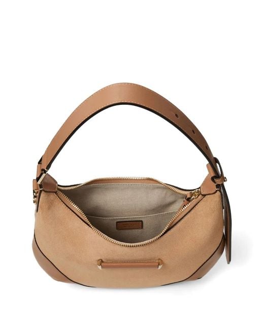 Jimmy Choo White Small Bar Hobo Leather Shoulder Bag