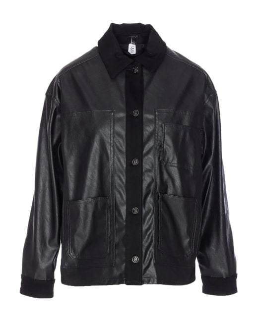 Liu Jo Black Jacke mit Kontrasteinsätzen