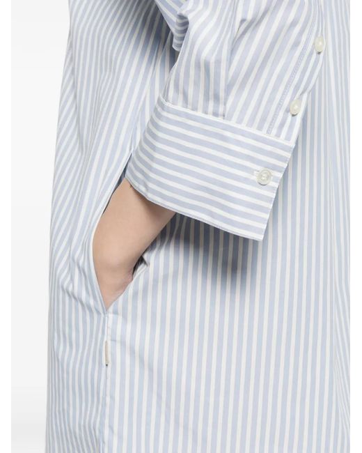 Woolrich White Striped Dress