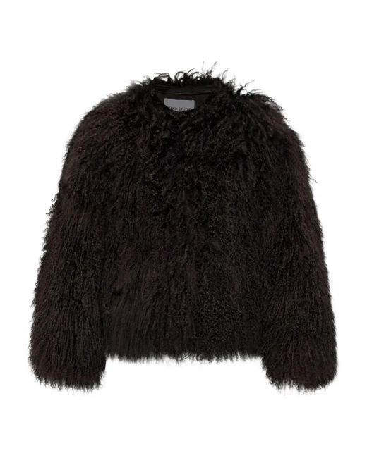 Chaqueta con pelo de borrego Stand Studio de color Black