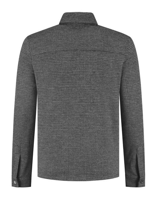 Marco Pescarolo Gray Checked Jacket for men