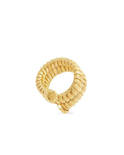 Ivi Metallic Gaia Triple-Twist Ring
