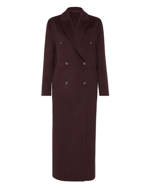 Brunello Cucinelli ダブルコート Purple