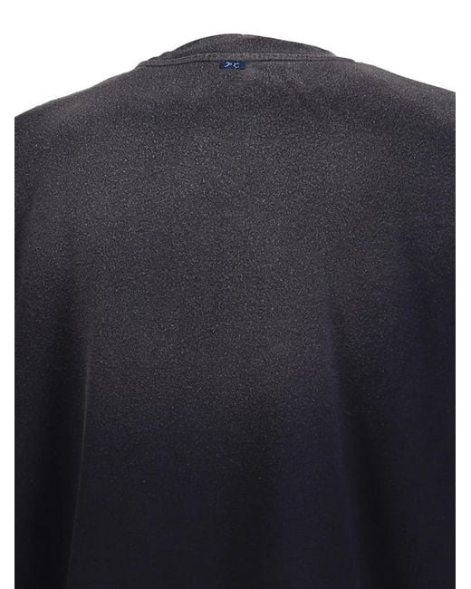 PORTER CLASSIC Blue Graffiti-Print Cotton Sweatshirt for men