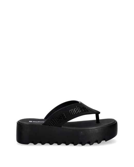 Melissa Black Sandales À Plateforme