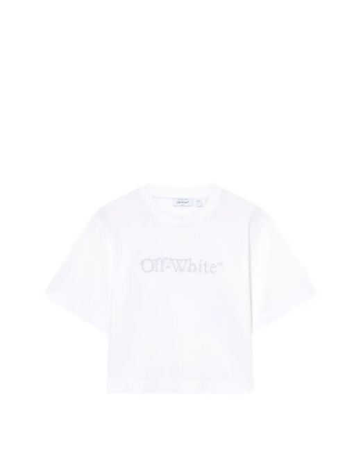 Off-White c/o Virgil Abloh White City Nature Arrow Cropped T-Shirt