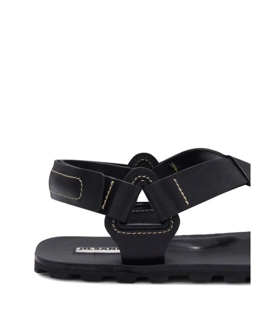 Jil Sander Sandalen Aus Leder in Blue für Herren