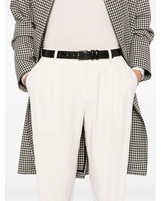 Pantalon Joel en velours côtelé Tagliatore pour homme en coloris White