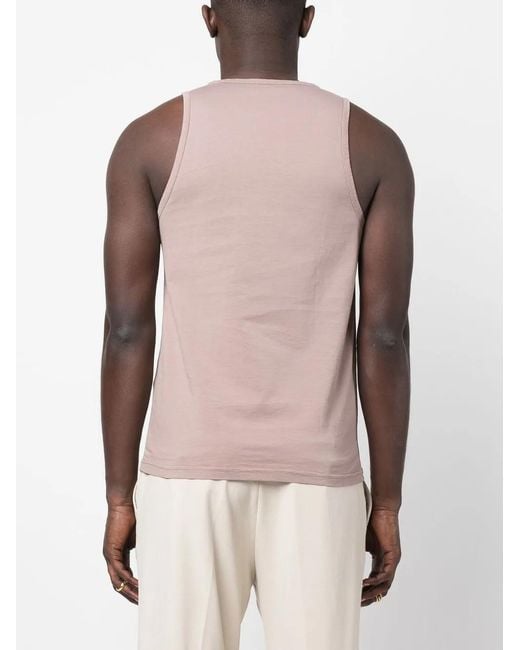 Nanushka Pink Aziz Asymmetric Tank Top for men