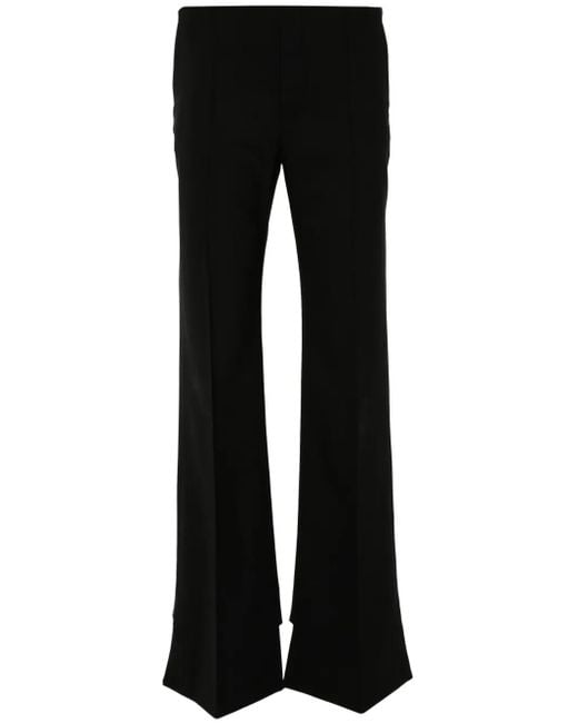 Chloé Black Wool Flared Trousers