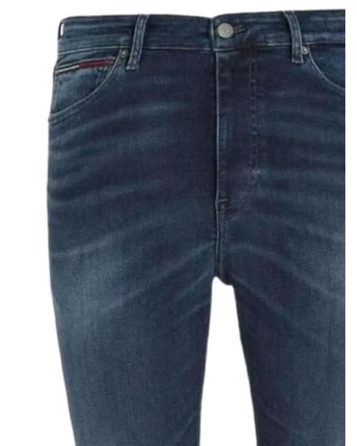 Tommy Hilfiger Blue Five-Pocket Jeans for men